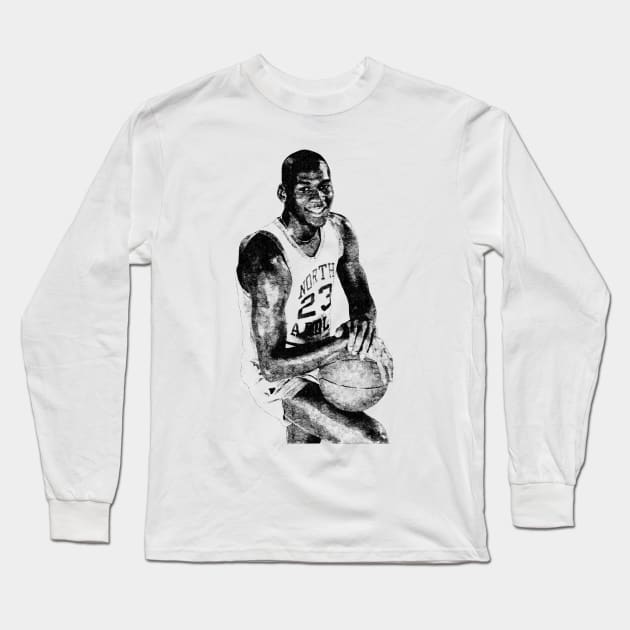 Michael Jordan Long Sleeve T-Shirt by Zluenhurf